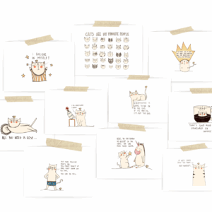 Greetings cards cats