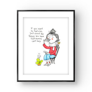 If you want to feel rich