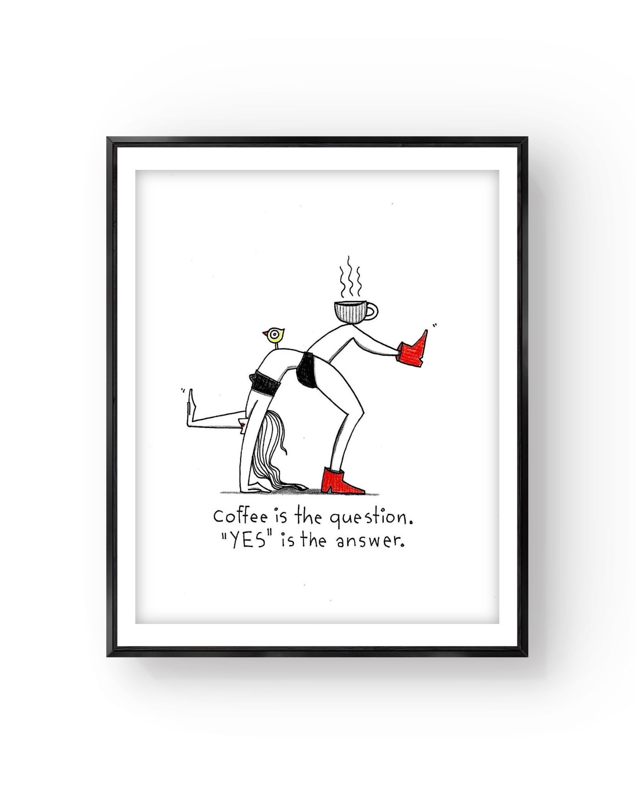 Coffee is the question.